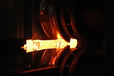 What are the advantages of roll forging machines in part forging?